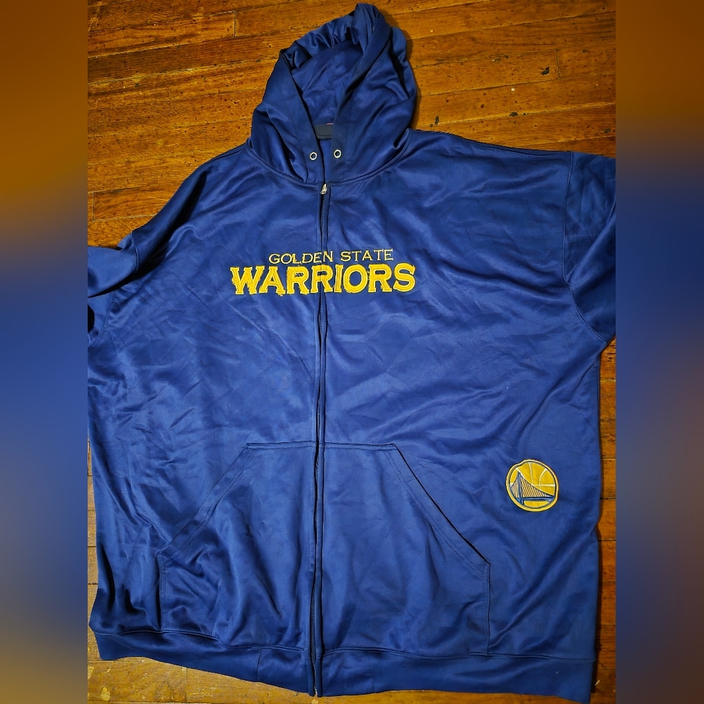 Golden State Warriors Blue Hoodie Mens Sz 6XL
